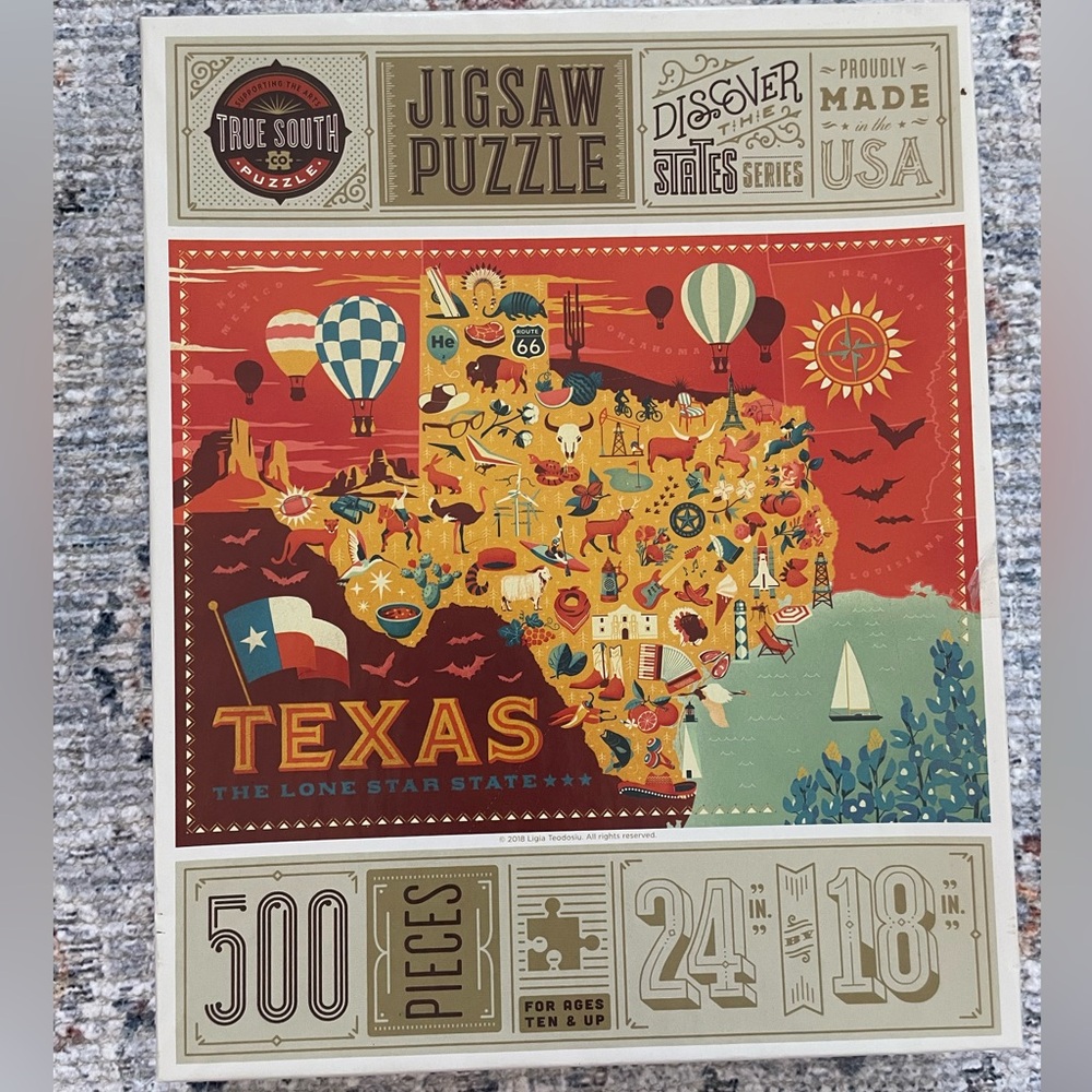 True South Texas 500 Piece Jigsaw Puzzle